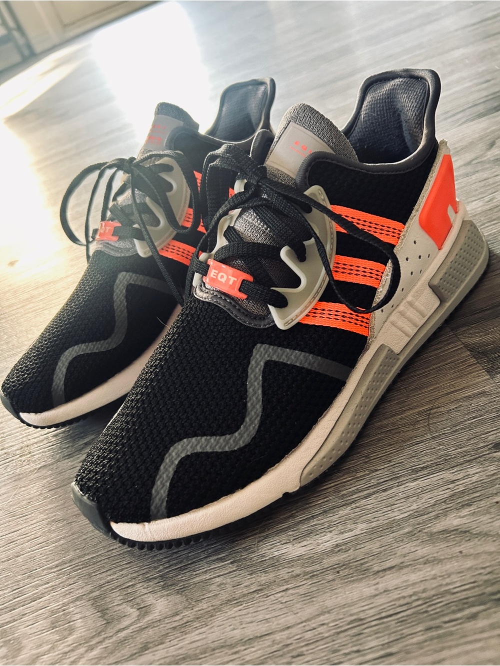 Adidas Equipment (EQT) ADV/91-17 Support Black with Orange Accents